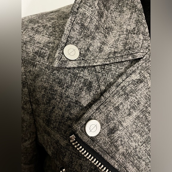 Anthropology Adroit Atelier Faux Leather Moto Jacket sz 2, flawed - Picture 4 of 15